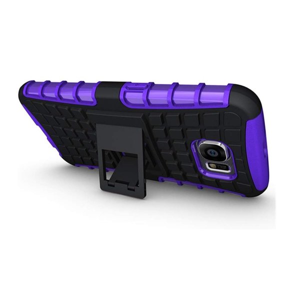 [NEW] Samsung Galaxy S6 Phone Case + (2) Screen Protectors Kickstand Hard Grip - Picture 6 of 10